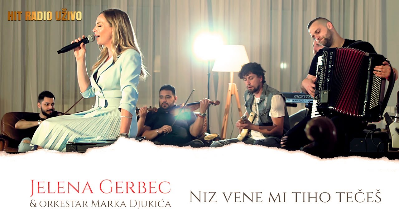 Jelena Gerbec - Niz vene mi tiho teces - LIVE ( orkestar Marka Djukica )