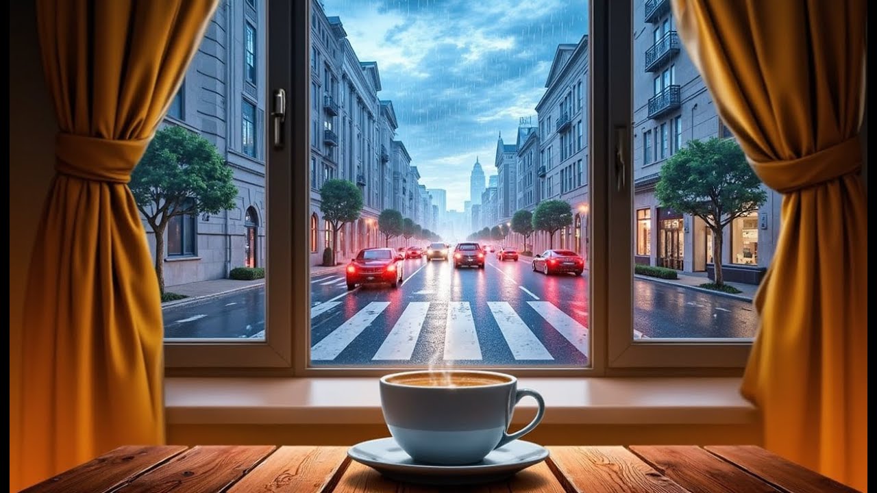 “A Rainy Morning Routine in the City ☔ | Slow & Peaceful Living”