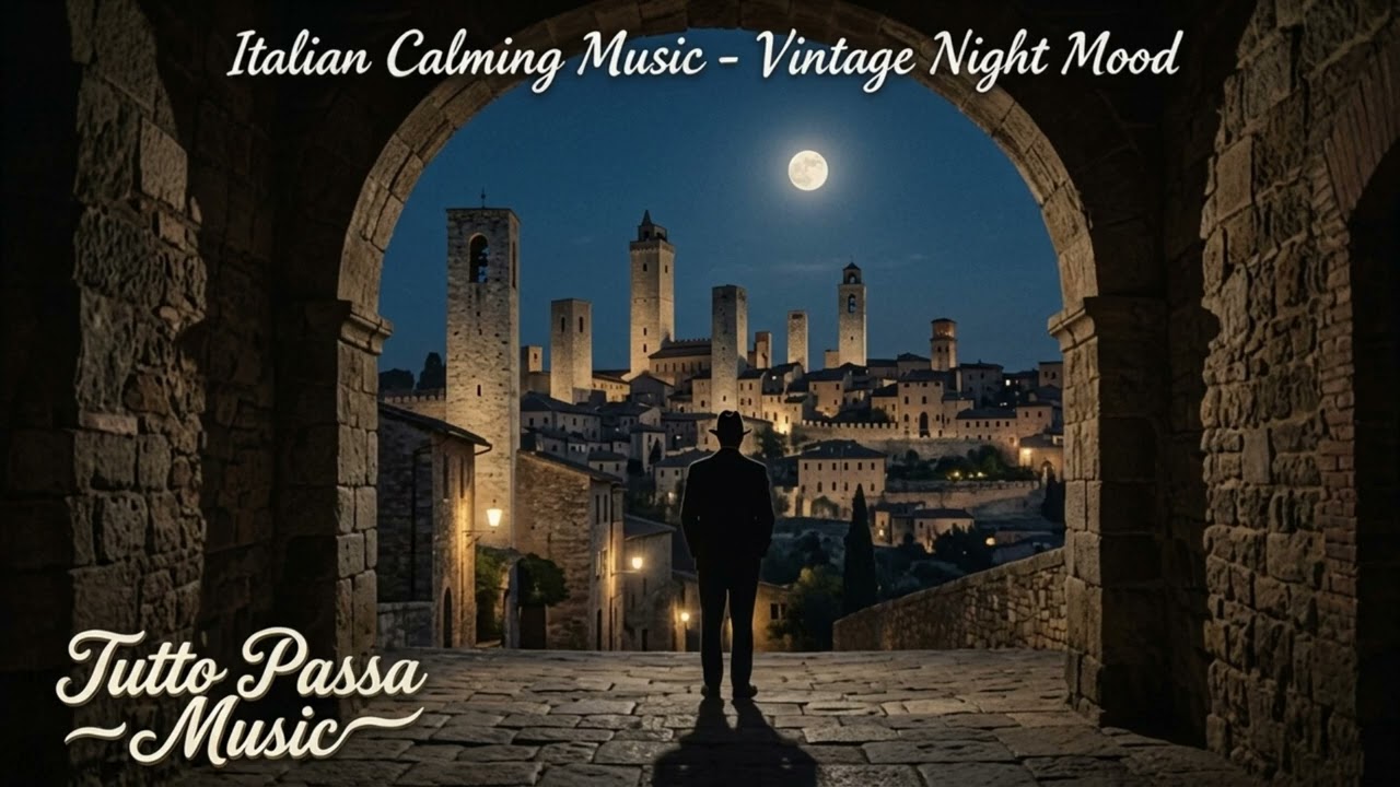 Alley Night in Italy | 2 Hours of Vintage Italian Jazz