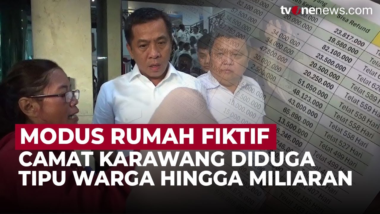 Modus Transaksi Rumah, Camat Karawang Tipu Warga Hinga Miliaran Rupiah | OneNews Update