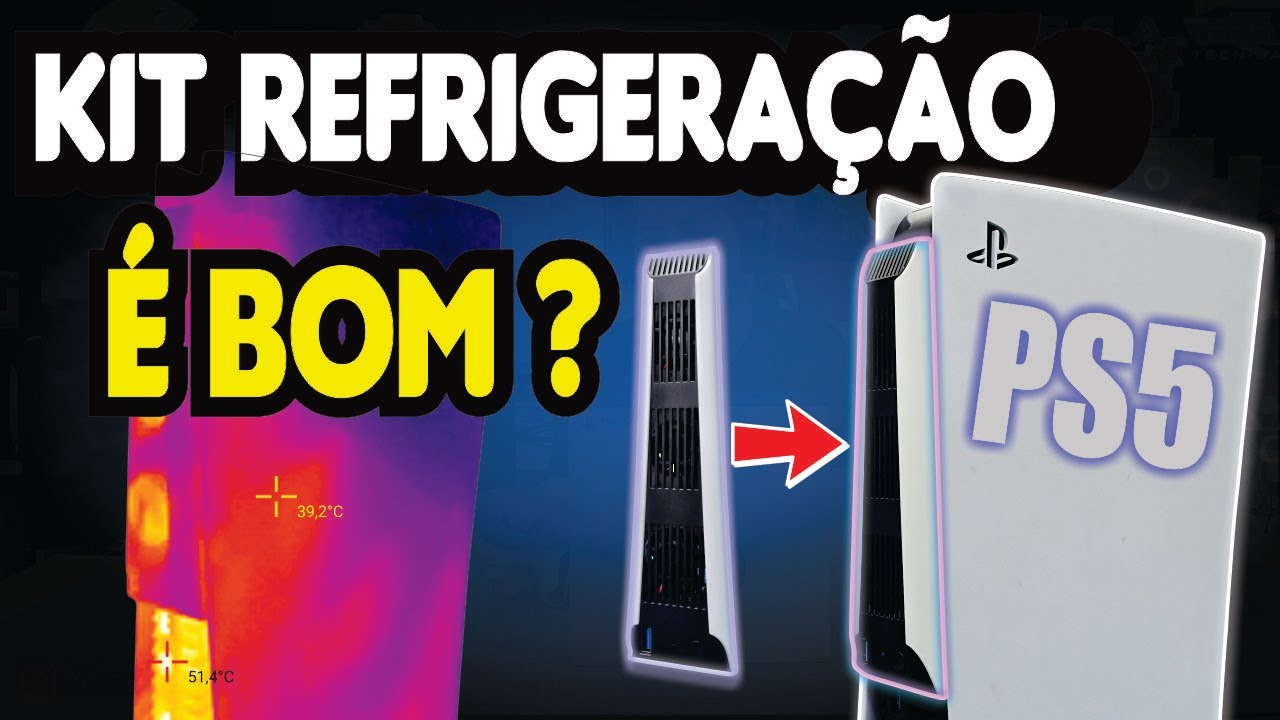 PS5 | KIT de Refrigeração, testamos é bom, baixa a temperatura ?