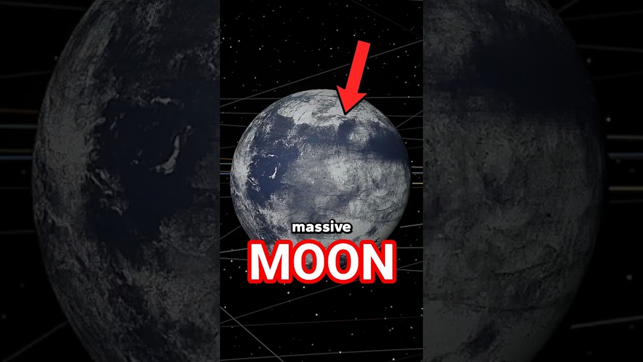 The LARGEST Moon REPLACED Earth 🤯 #space #universe #astronomy