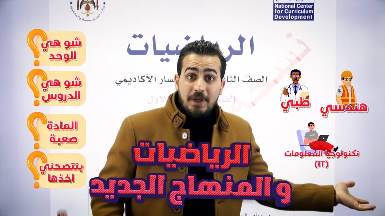 مقدمة المنهاج - شرح توجيهي الرياضيات المتقدم - الأستاذ عبدالرحمن قنبر