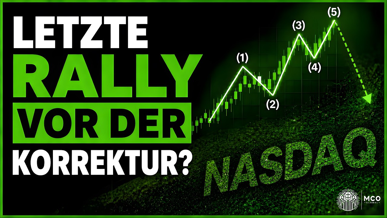 Nasdaq Analyse (NDX): Gro&szlig;e Korrektur Voraus? Elliott Wave Analyse