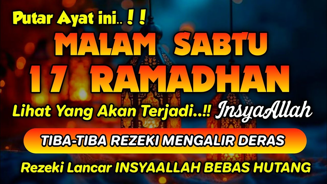Sempatkan Baca 1x Setelah Magrib - Isya | Doa Pembuka Rezeki Dari Segala Penjuru, Pelunas Hutang