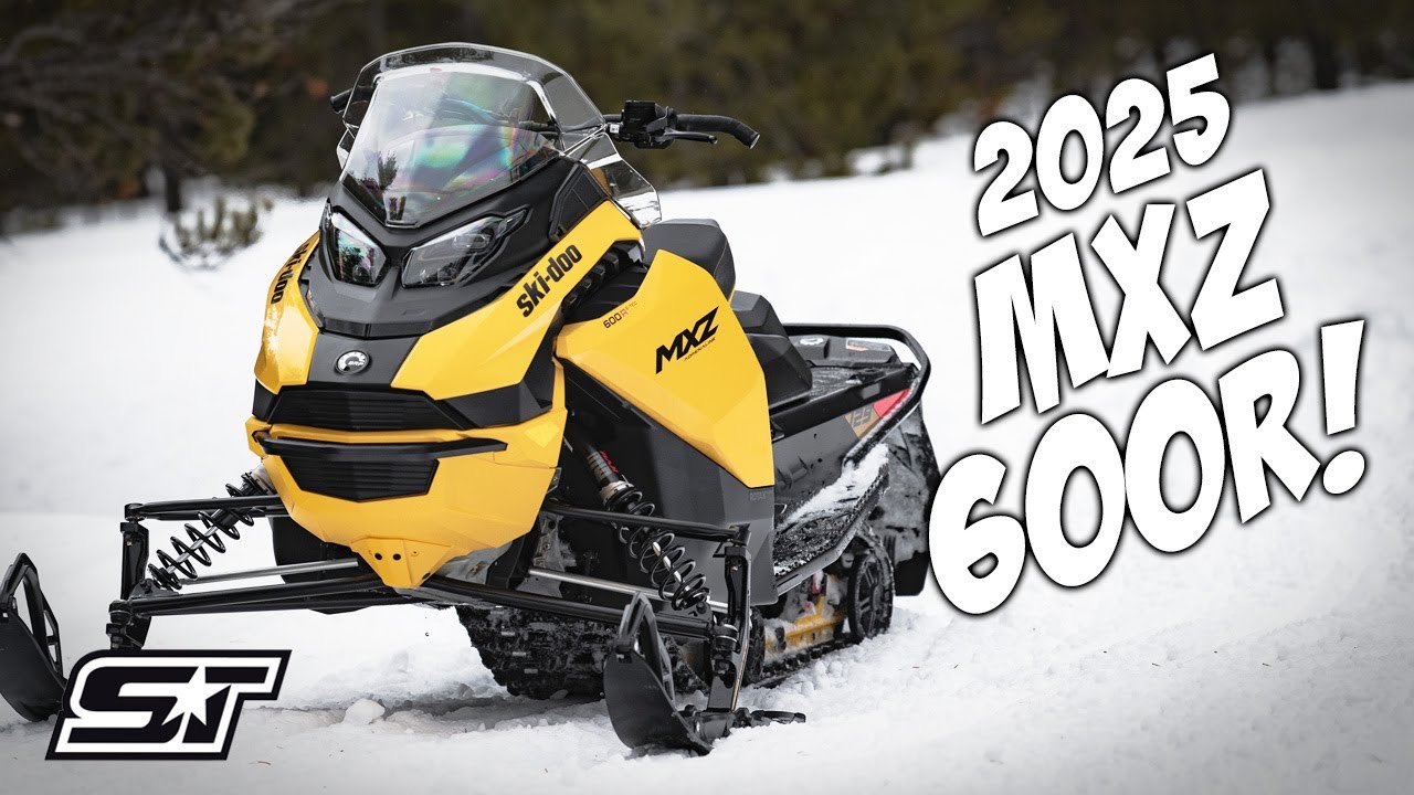 2025 Ski Doo MXZ Adrenaline 600R E-TEC Snowmobile Review