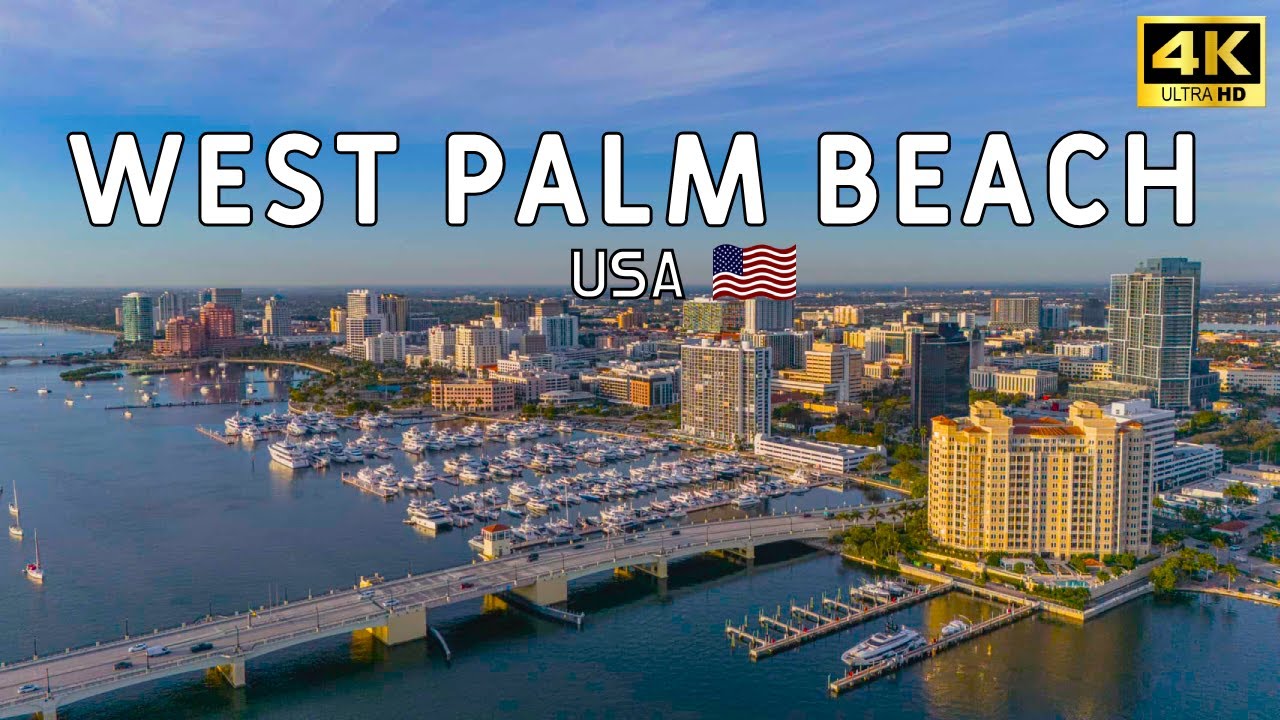 4K City Walk | Discover West Palm Beach’s Beautiful Downtown