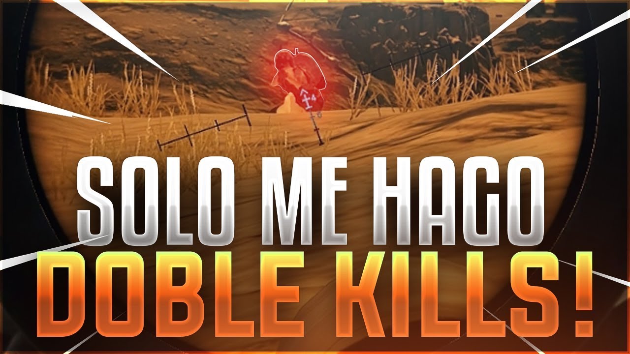 Sólo me hago DOBLE KILLS! Voy volando en PUBG!