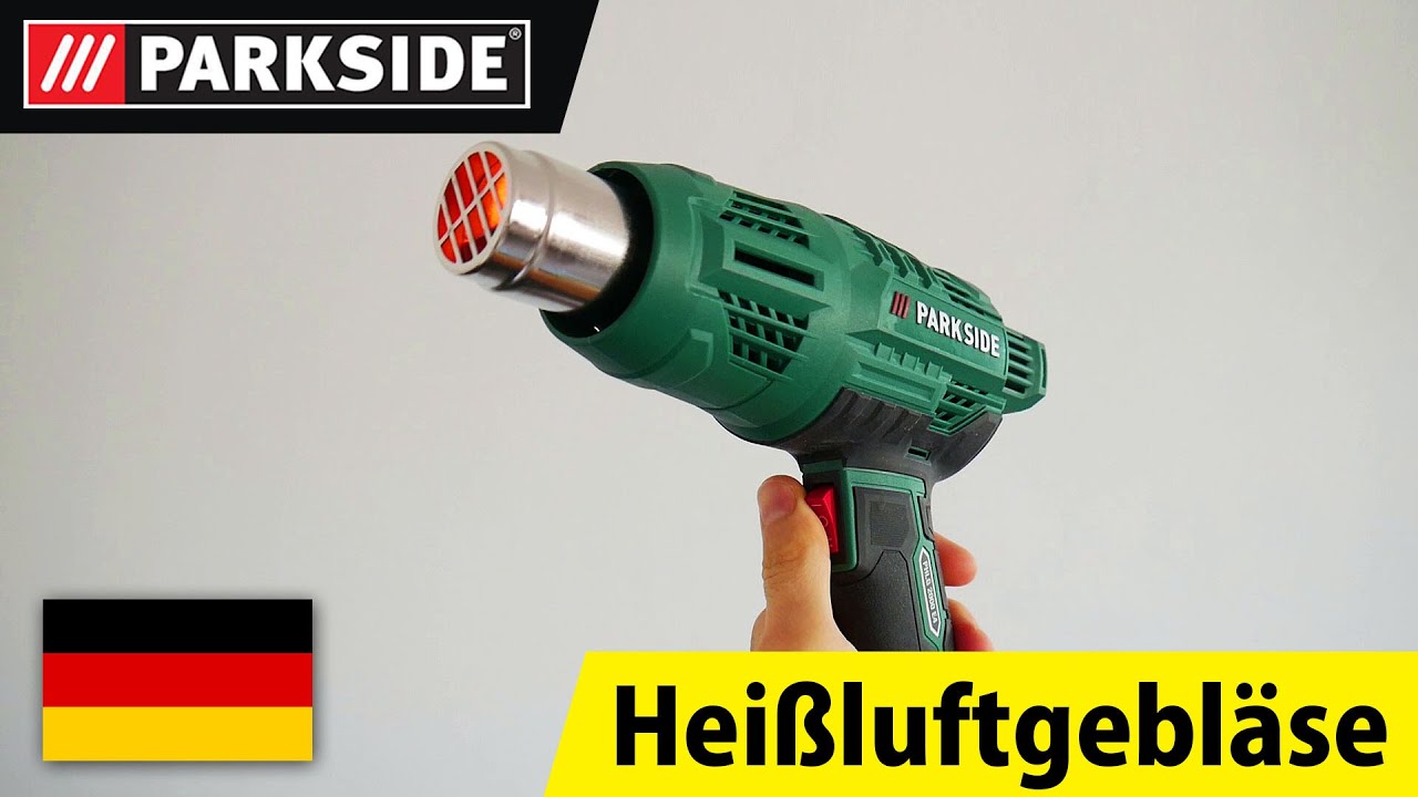 Beste Heißluftgebläse unter € 15 | Parkside PHLG 2000 Unboxing und Bewertung
