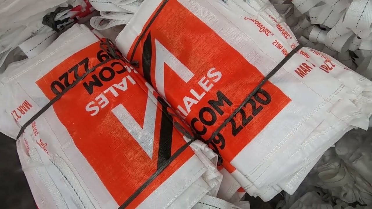 Video de la producción de Big Bags - Bolsones para el acopio de materiales