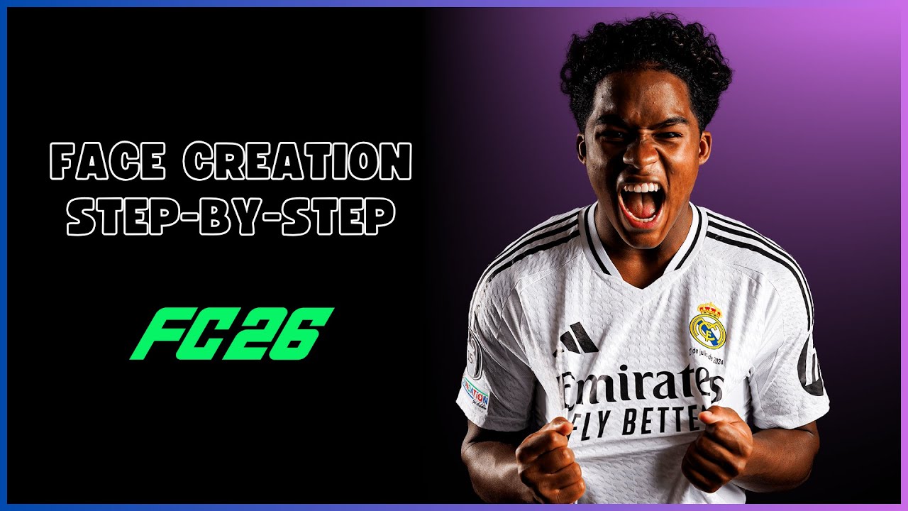 How to create ENDRICK in EA FC 26 - TUTORIAL Face Creation