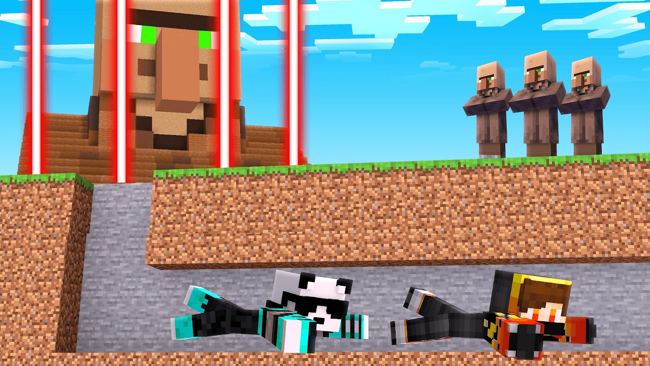 VILLAGERS ARRESTED me in minecraft!