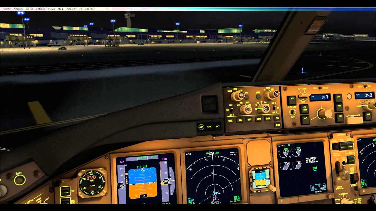 [FSX] Cathay Pacific 77W landing JFK via Canarsie Approach