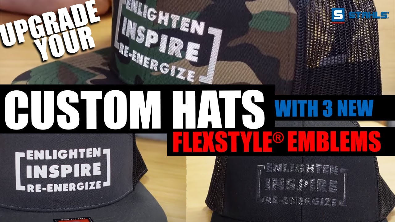 3 новых типа логотипов FlexStyle® для термопечати на кепках
