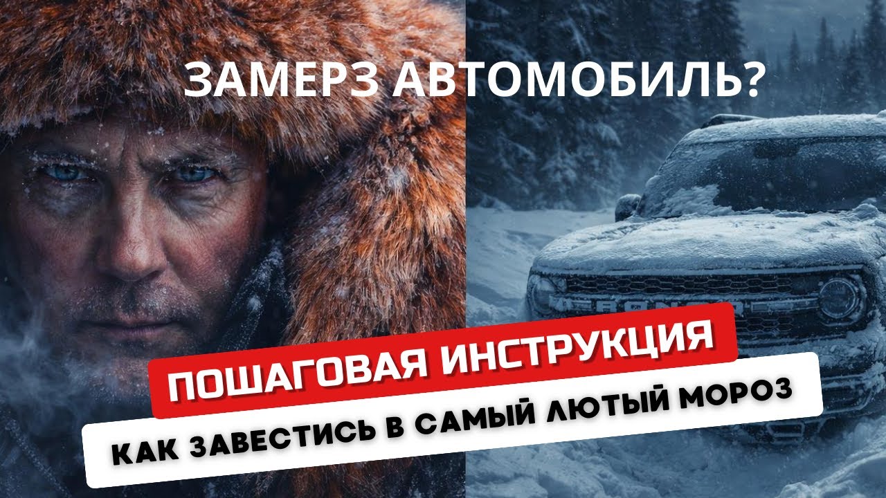 Как завести машину в -25°? 5 правил выживания для водителя ПРОВЕРЕННЫЕ ЛАЙФХАКИ