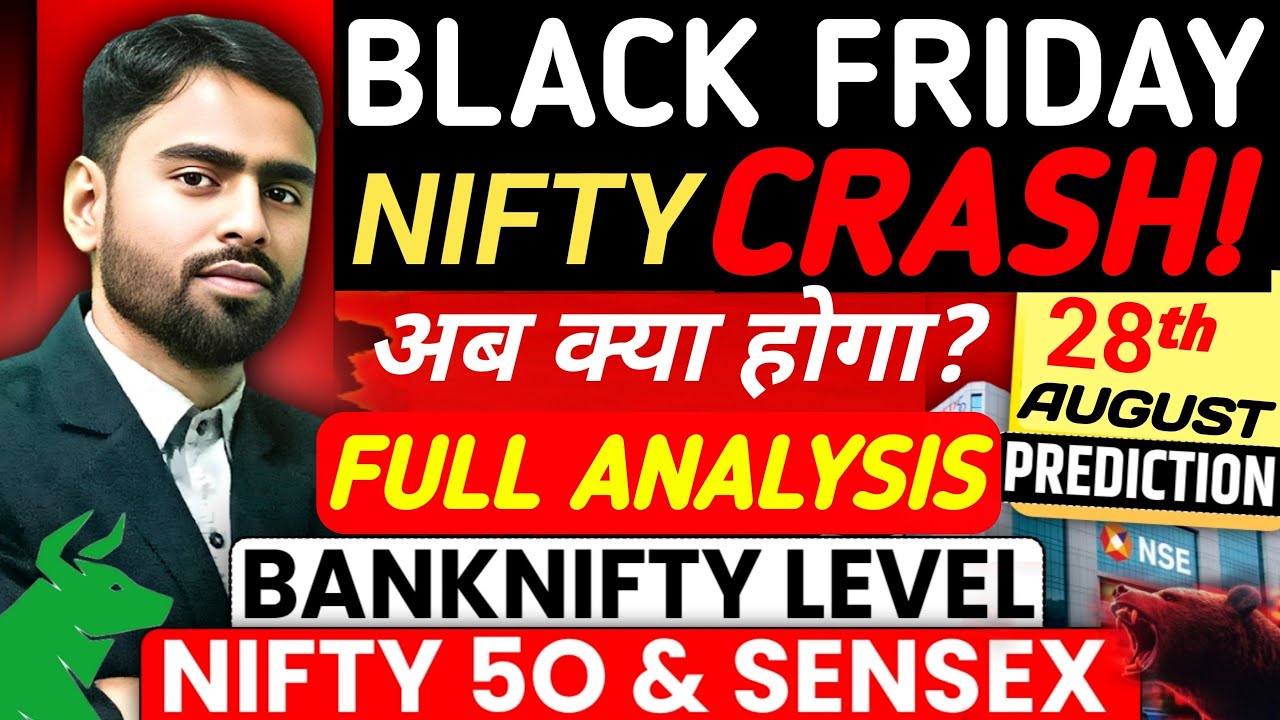 Nifty Sensex prediction for 28 August 2026 Friday | Sensex Expiry | Nifty Prediction for Tomorrow