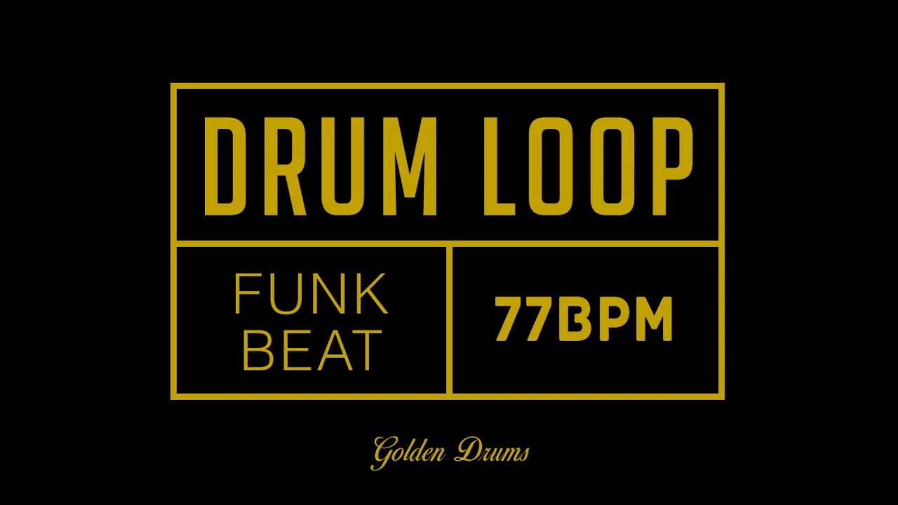 Funk Drum Loop 77BPM