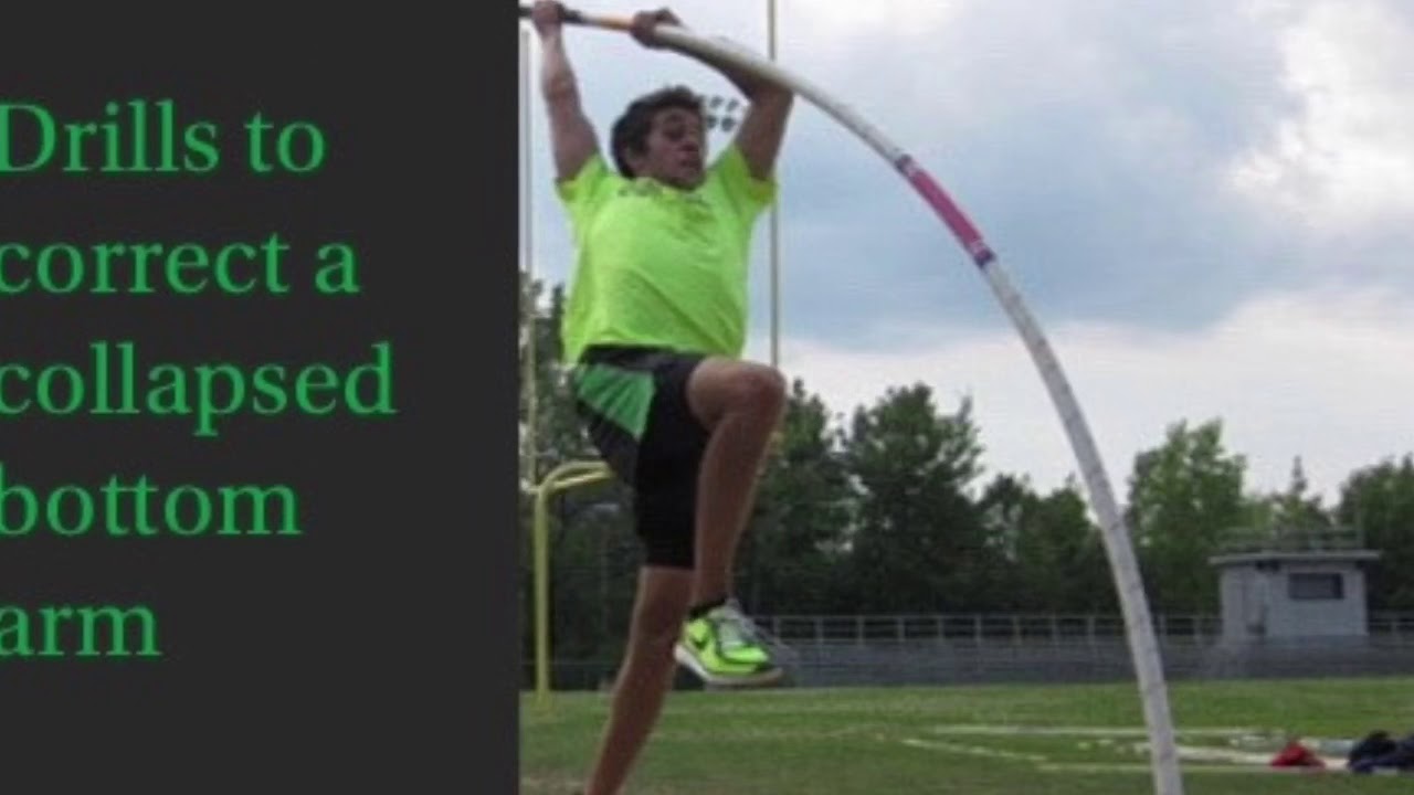 Drills to correct your flat take off in the pole vault