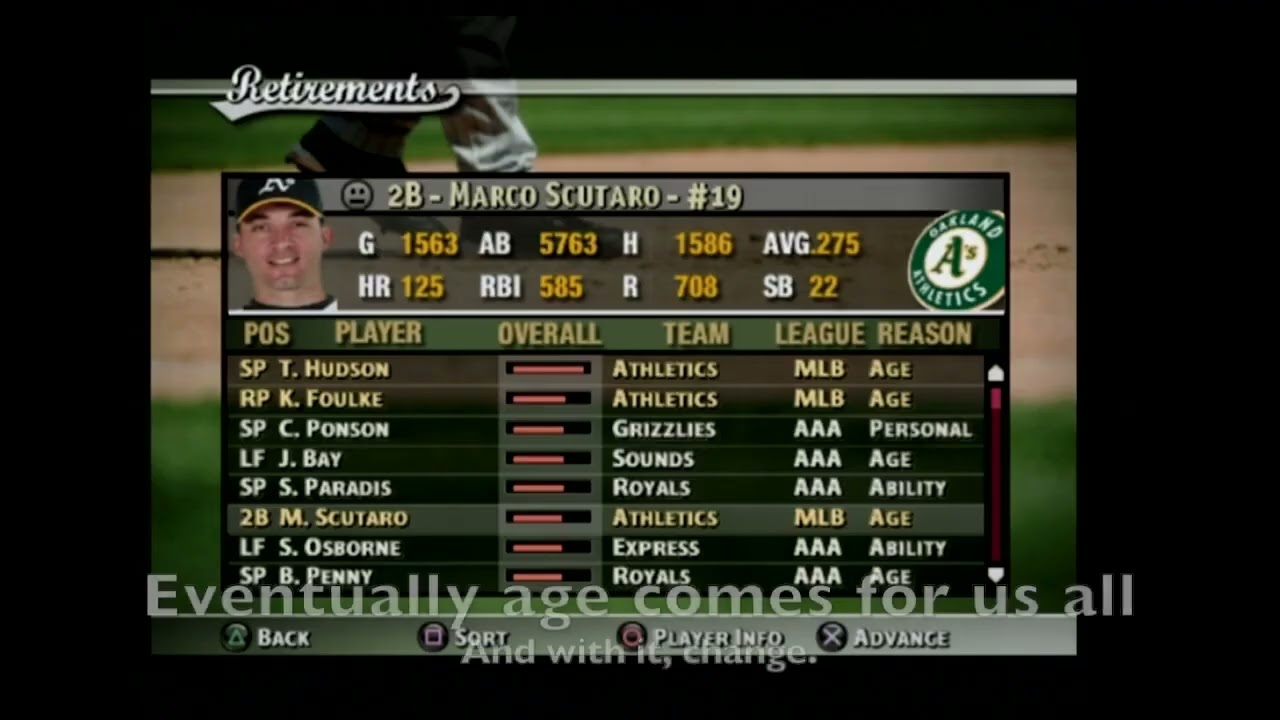I Saved the Oakland Athletics in MVP Baseball 2005 Owner Mode