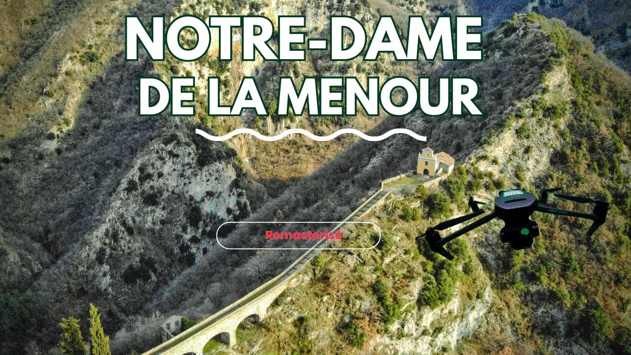 Chapelle Notre-Dame de la Menour dans les Alpes Maritimes.  