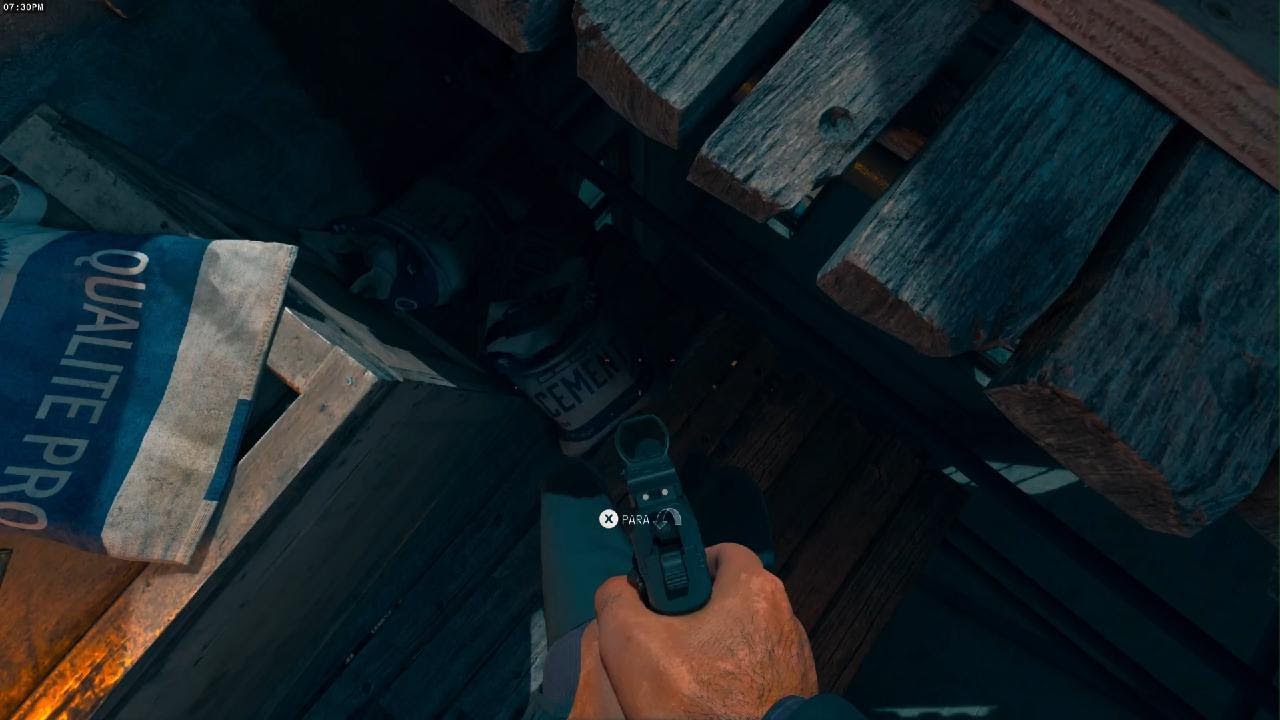 jugando en la actualización de warzone