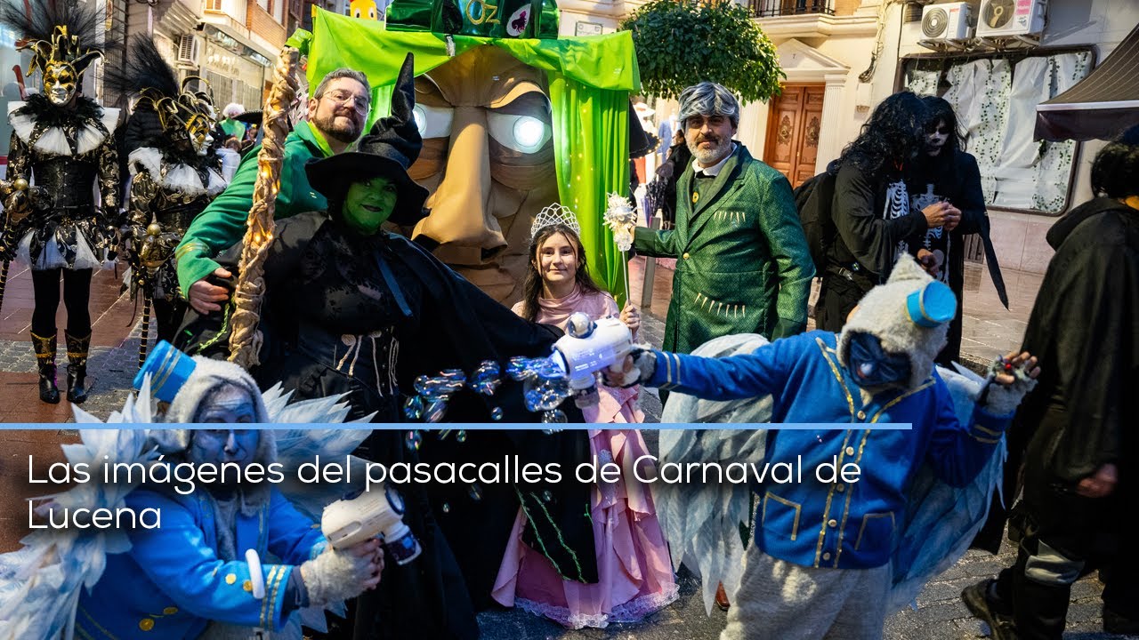 VÍDEO: Las imágenes del pasacalles de Carnaval de Lucena 2025