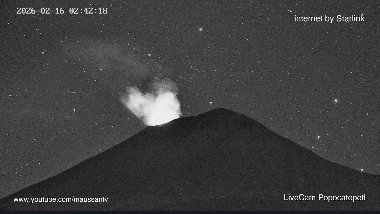 Transmisión Volcán Popocatépetl Enero 2026