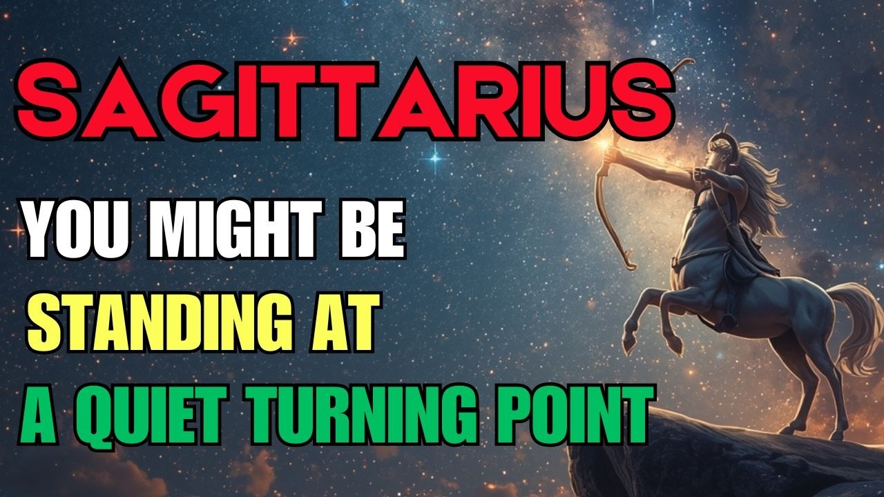SAGITTARIUS ♐ You May Be Standing at a Quiet Turning Point
