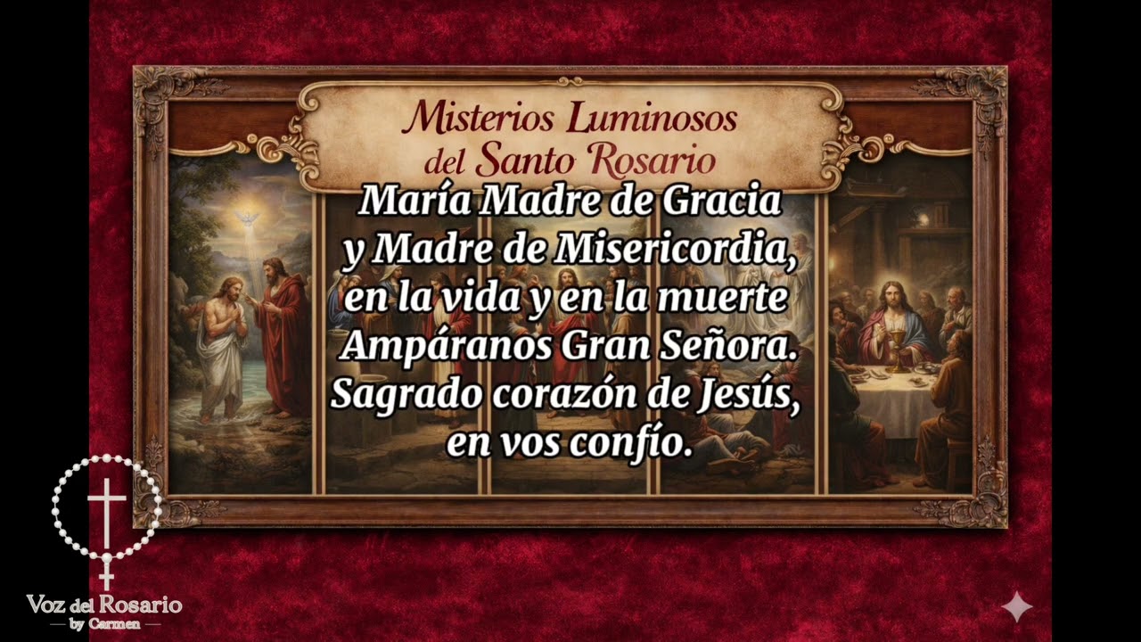 Santo Rosario 📿 Jueves  19 de Febrero/ Misterios Luminosos/ 