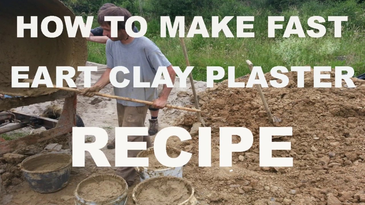 HOW TO MAKE DIY EARTH CLAY PLASTER