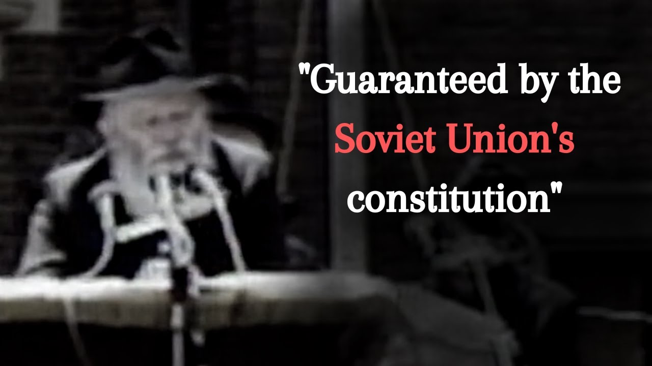MUST SEE: The Rebbe's HISTORIC message to communist Russia's leadership