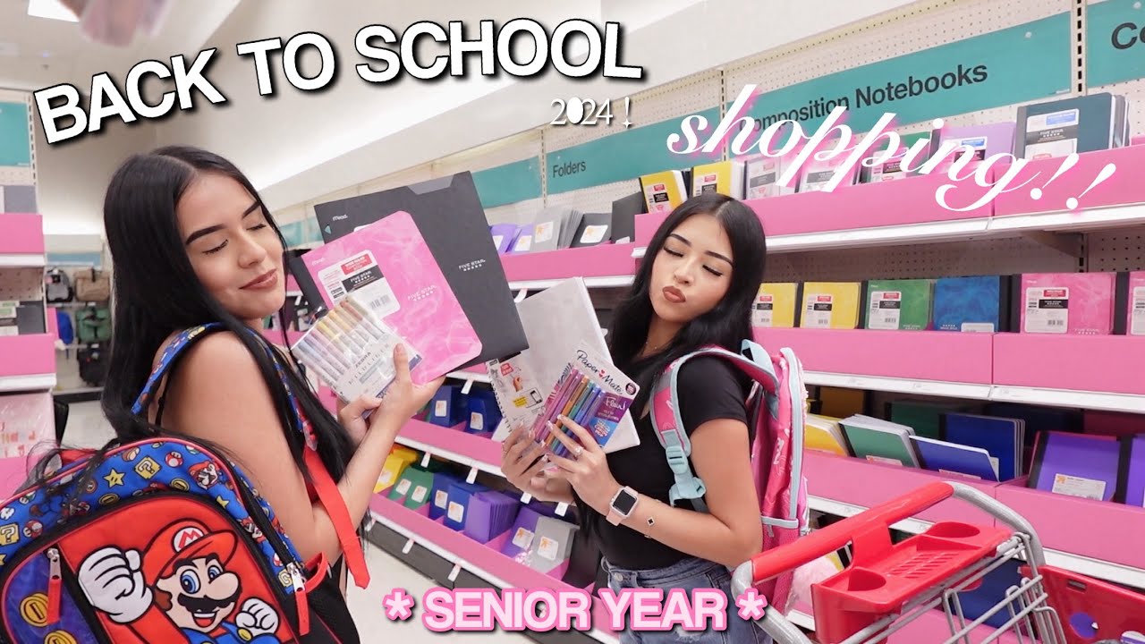 BACK TO SCHOOL SHOPPING 2024 | SENIOR YEAR ep 1!!