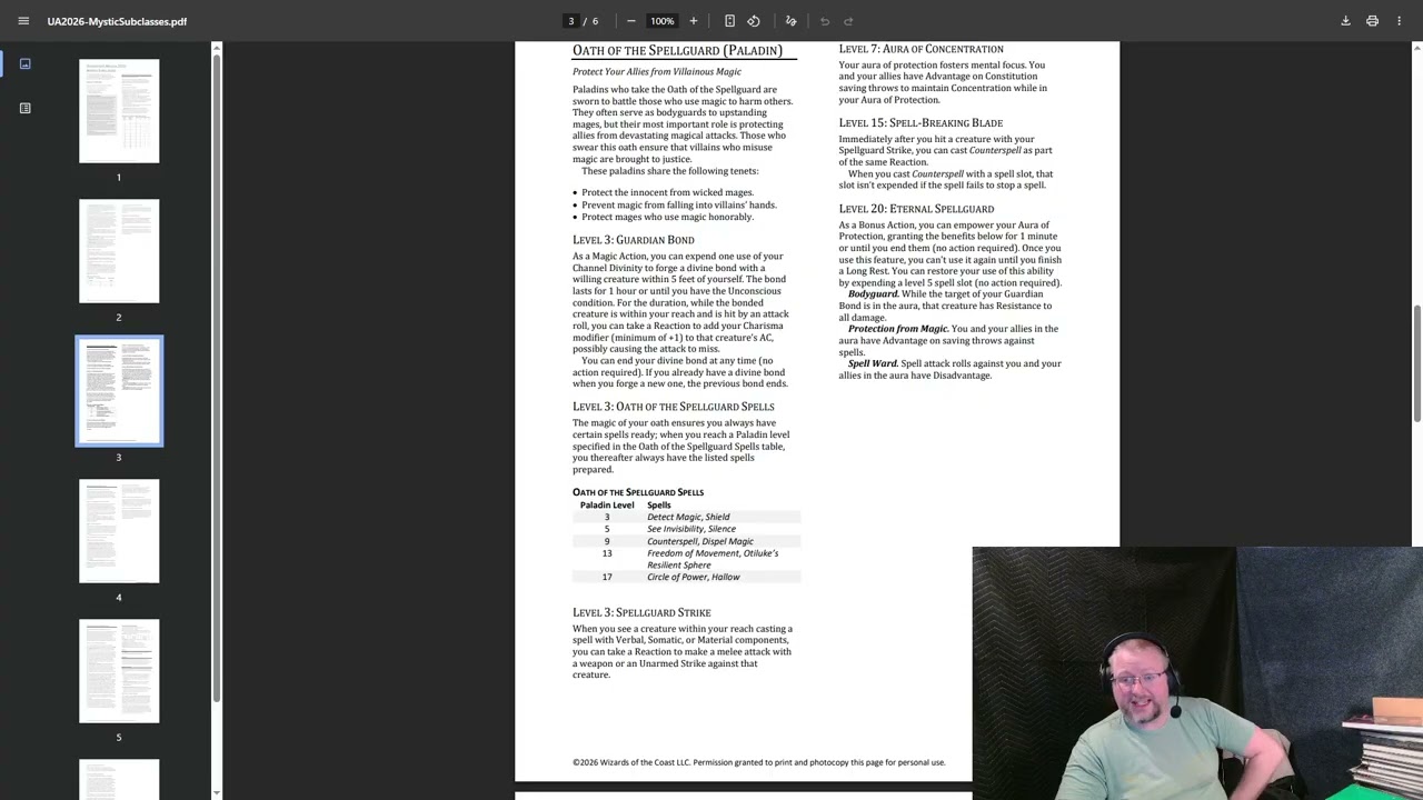 Реакция мастера подземелий на новые выпуски Unearthed Arcana 2026