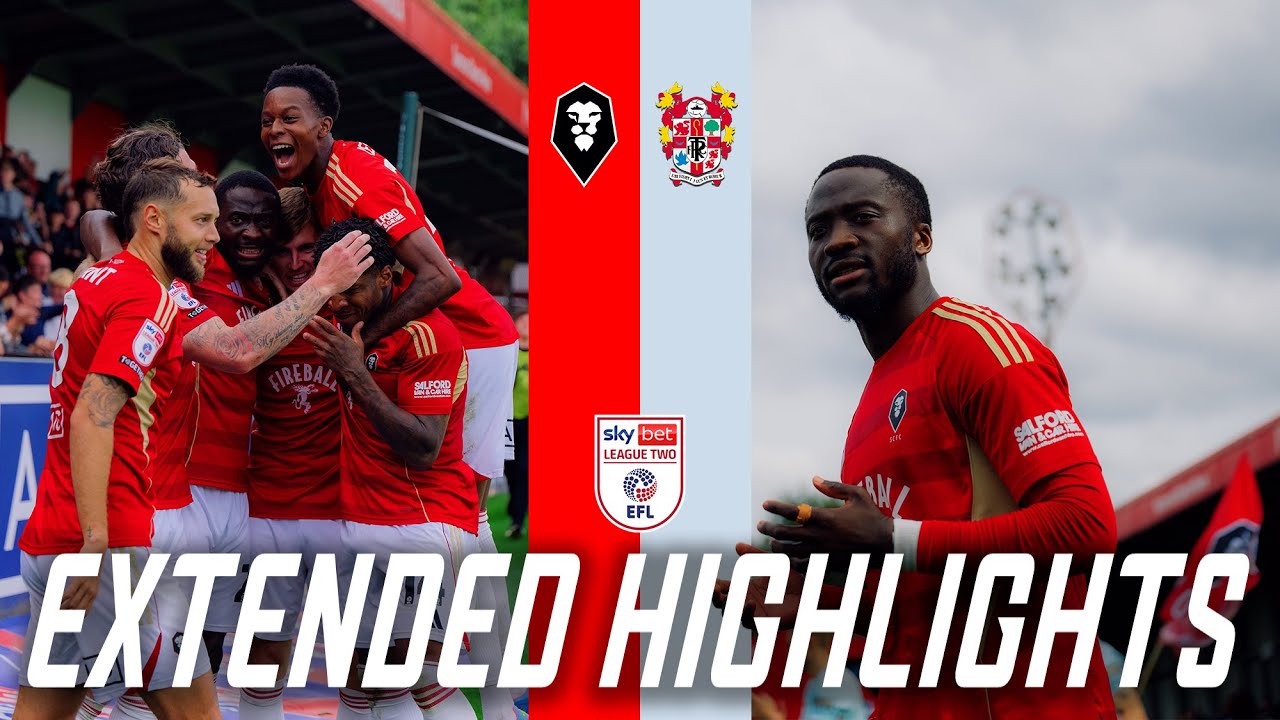 DOMINANT WIN FOR THE AMMIES 🏡 | Salford City 3-1 Tranmere Rovers | Extended Highlights