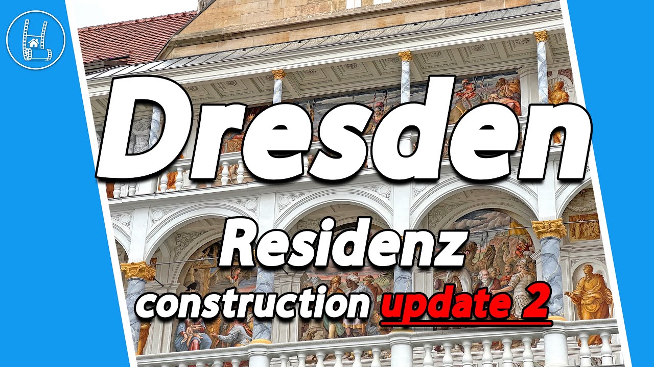 Dresden Residenzschloss - construction update 2 🇩🇪 4K