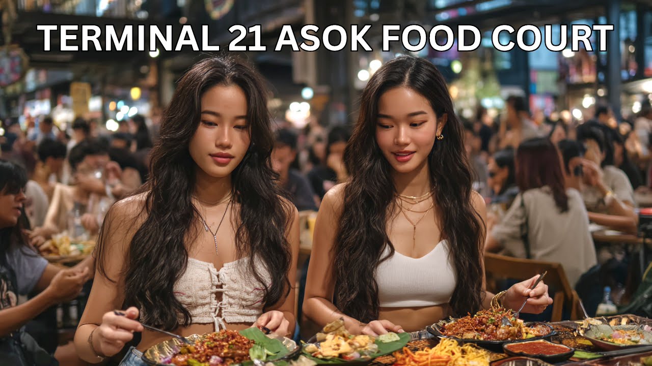 🇹🇭 BANGKOK THAILAND, NANA, ASOK, TERMINAL 21 FOOD COURT, BANGKOK WALKING TOUR, 4K