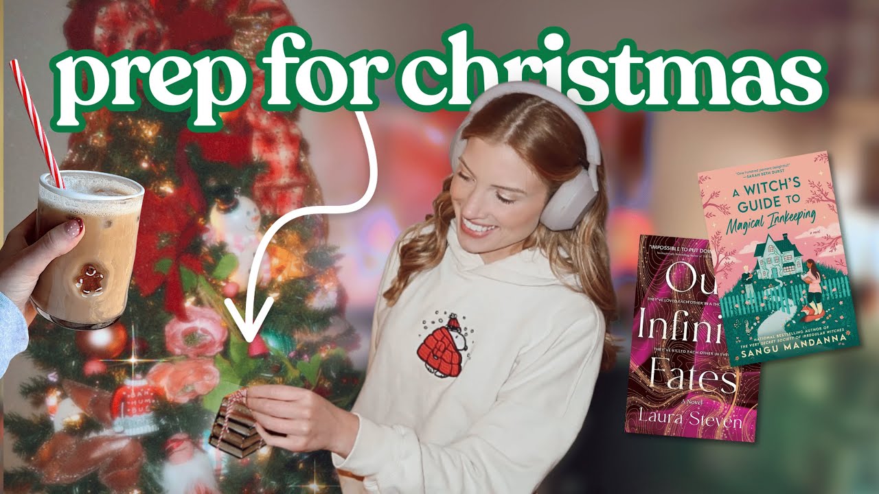 Видеоблог о подготовке к Рождеству в книжном стиле 🎄 Украшаем вместе со мной и собираем книги к п...