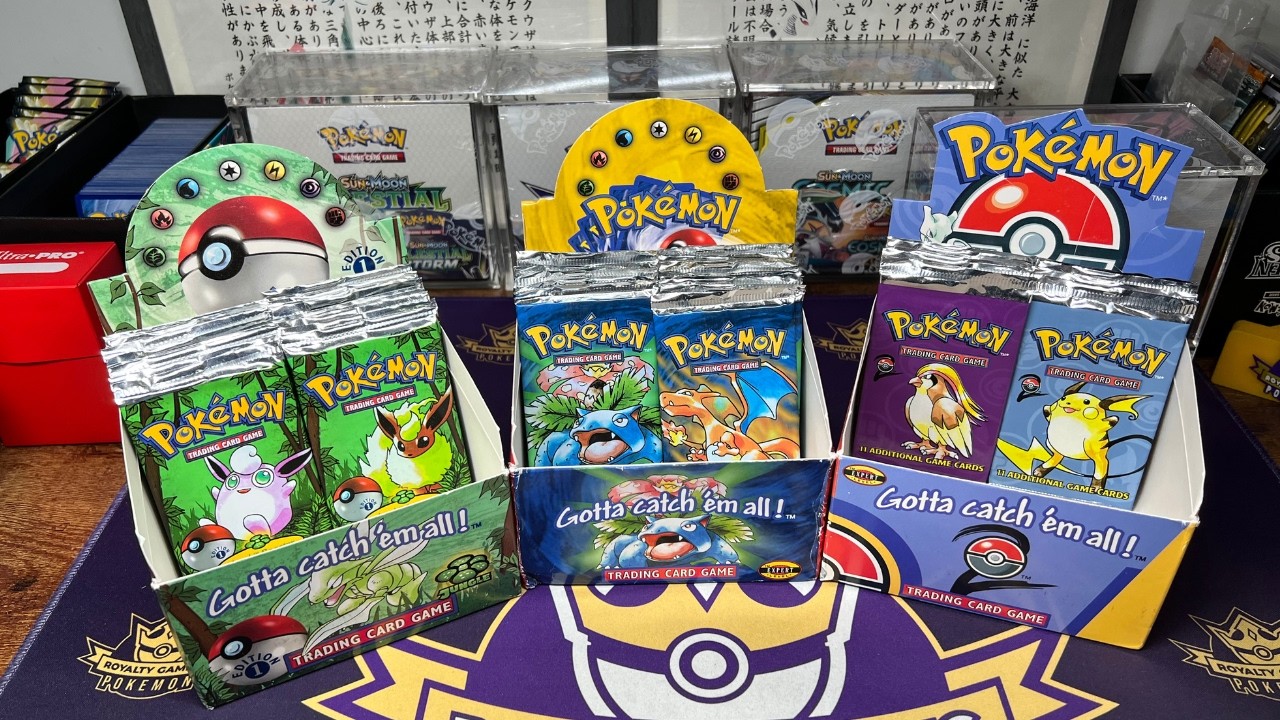 TRIPLE VINTAGE BREAK - BASE SET, BASE SET 2, JUNGLE 1ST EDITION & MORE!  - ONLINE POKEMON STORE!