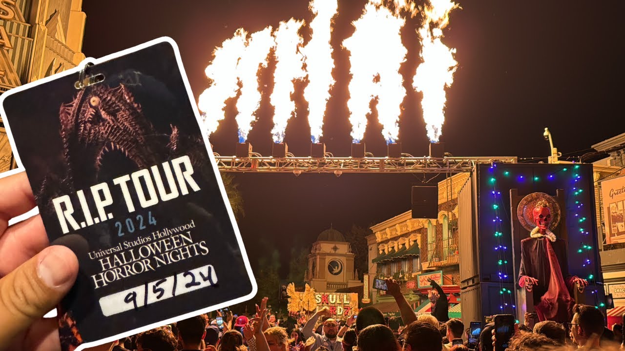 День открытия RIP TOUR: Ночи ужасов на Хэллоуин в Голливуде 2024