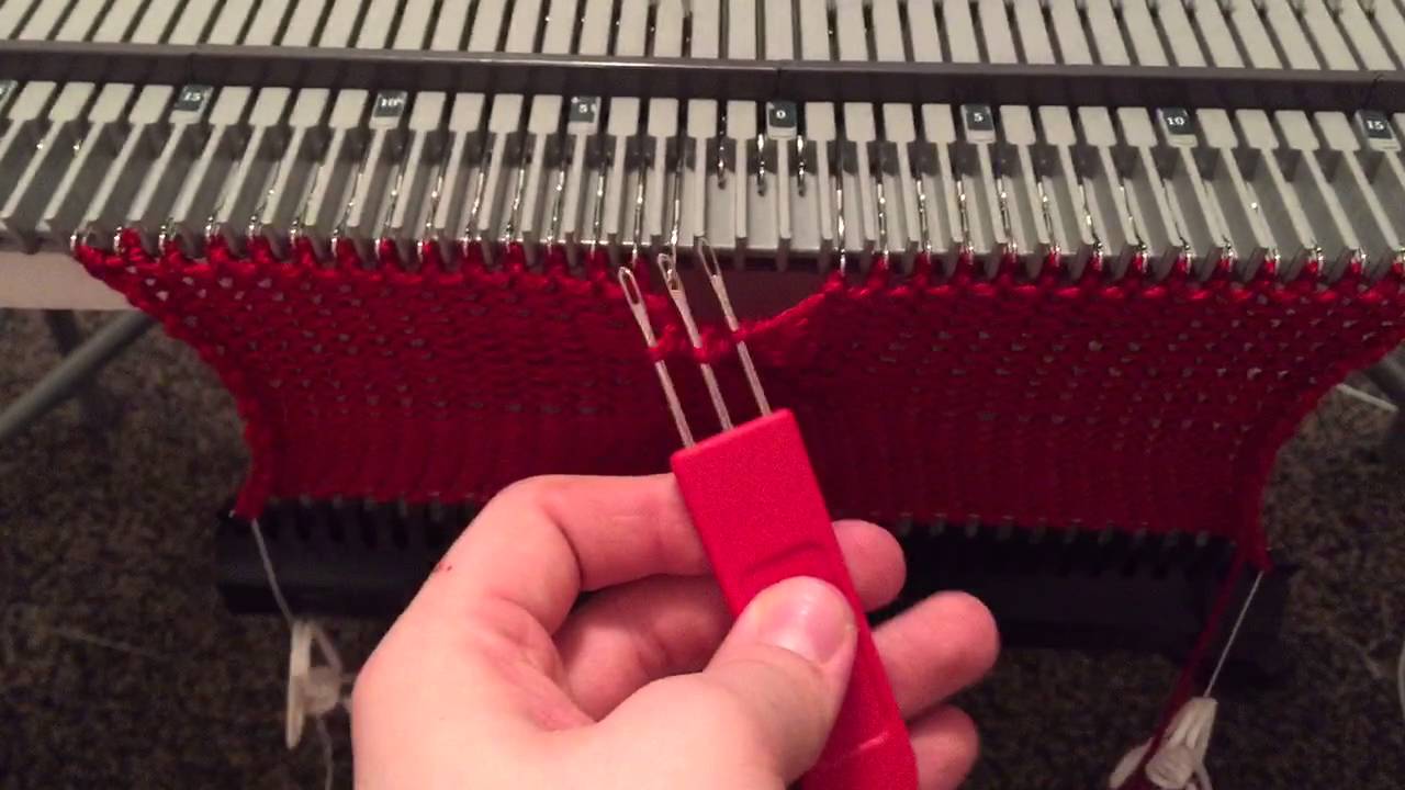 Fancy Machine Knitted Cables part 2: Plait Cable