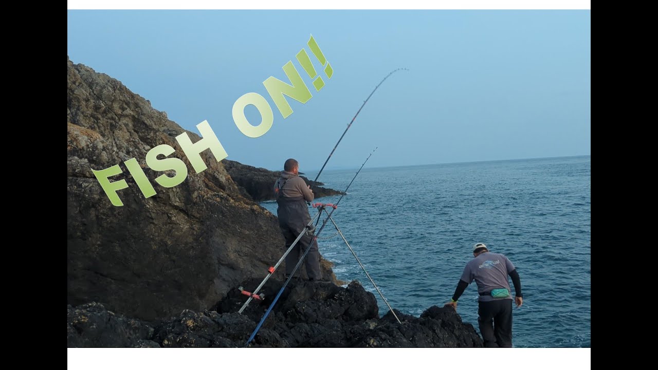 On the Double!! Anglesey Rock Fishing