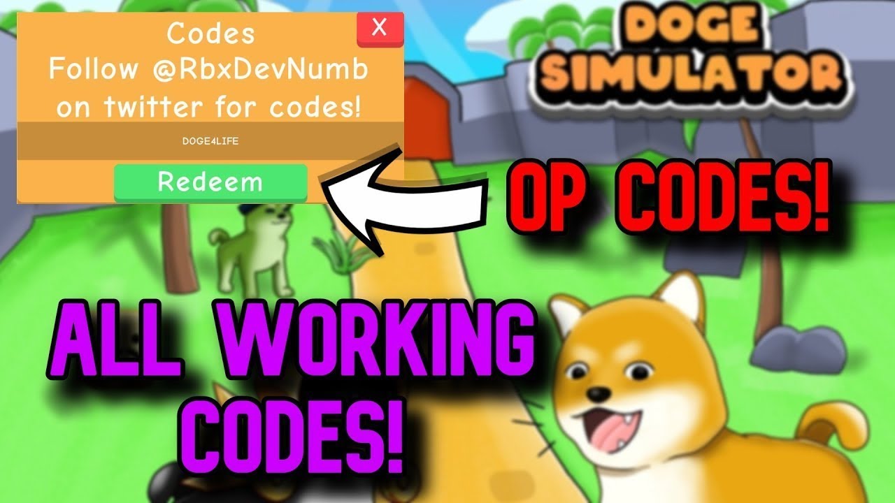 *ALL* OP WORKING CODES! Roblox Doge Simulator