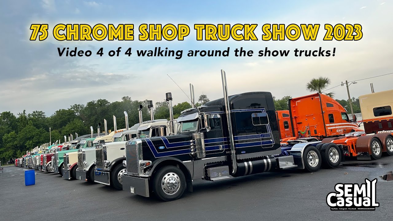 Custom Trucks Stacked at 75 Chrome Shop 2023