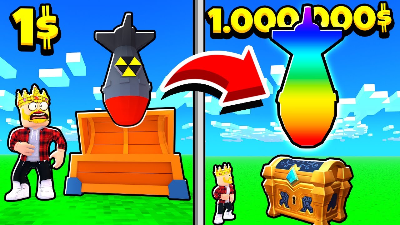БОЕГОЛОВКА ЗА 1$ ПРОТИВ БОЕГОЛОВКИ ЗА 1.000.000$! ROBLOX Boom Simulator