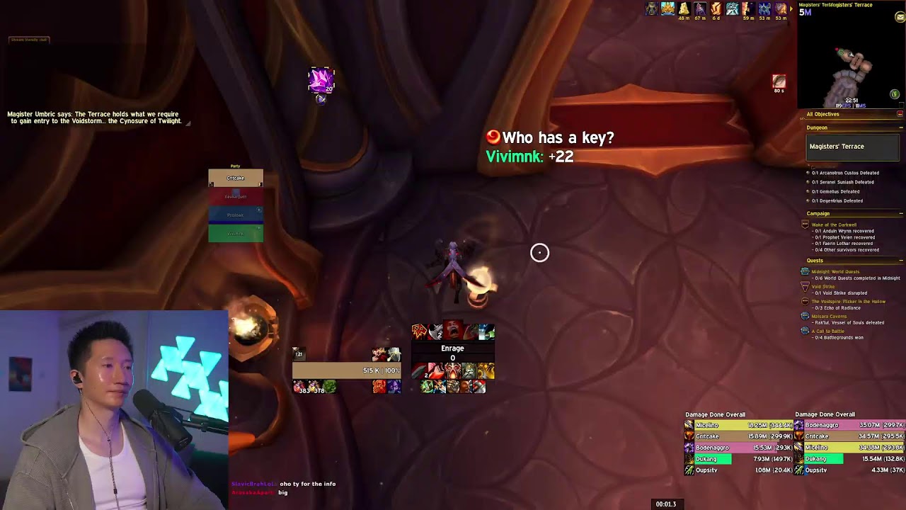 Crest farm, then Mythic Lura prog (surely kill), then maybe M+ after