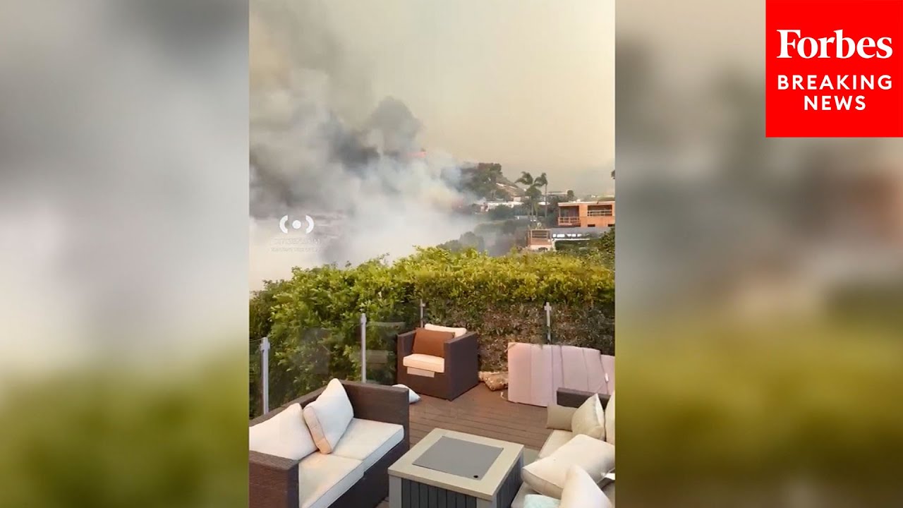 RAW VIDEO: Massive Fire Burns In Pacific Palisades, California