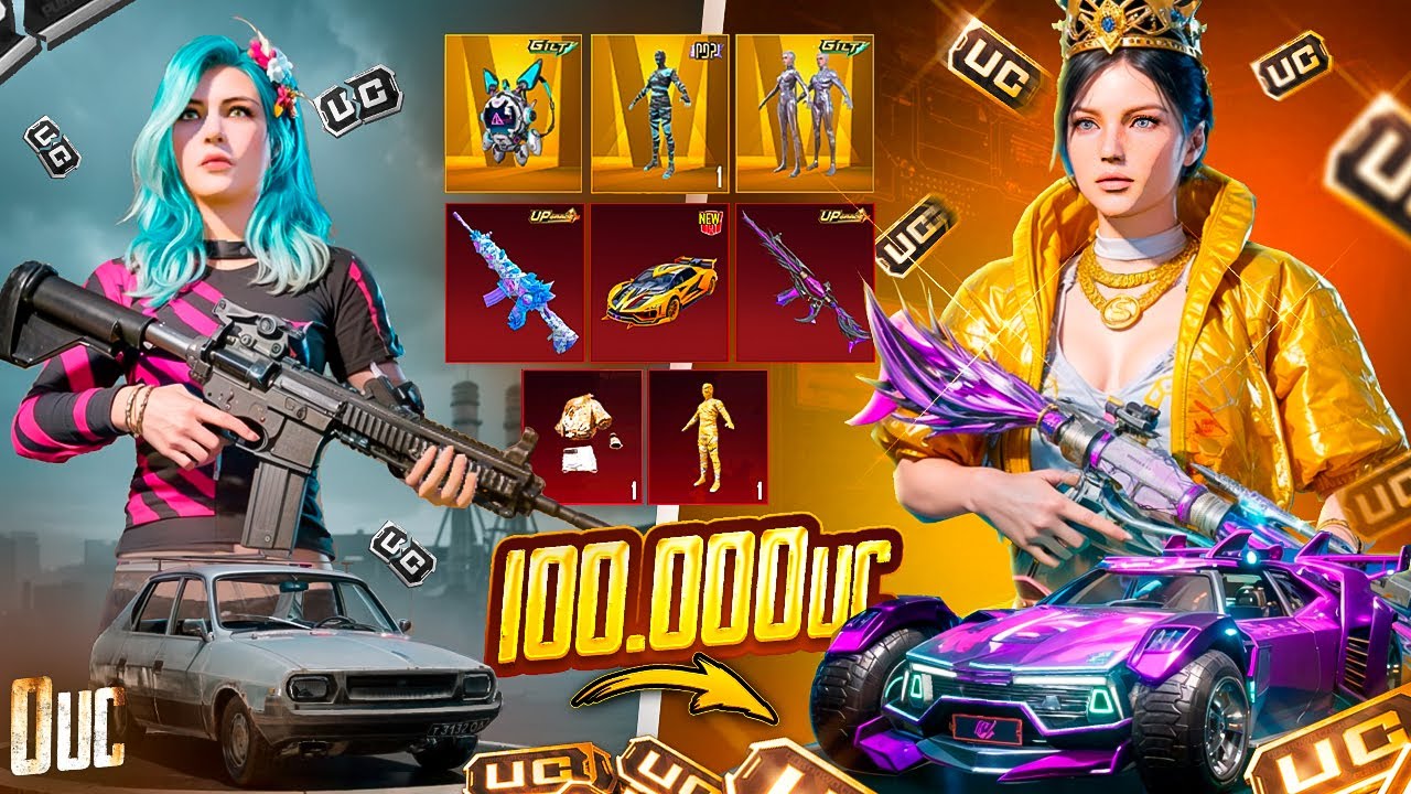 $100 000 UC! 🔥 ДОРОГАЯ ПРОКАЧКА АККАУНТА ПОДПИСЧИКУ 🫣 МЫ ПОШЛИ ВА-БАНК РАДИ ЭТОГО...! 🤩