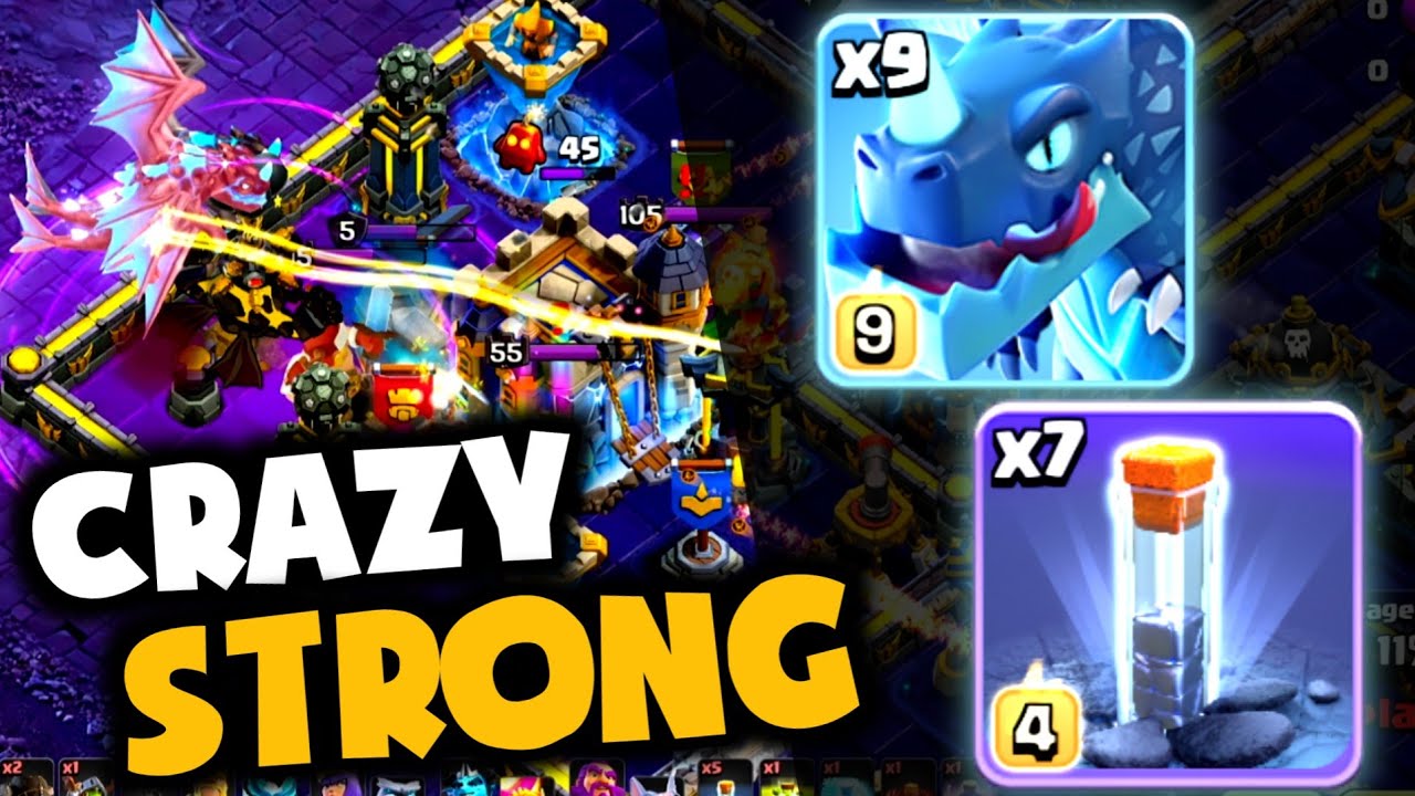 Это на 100% ЛУЧШАЯ АРМИЯ для Лиги Легенд на TH18 после изменений баланса в Clash of Clans!