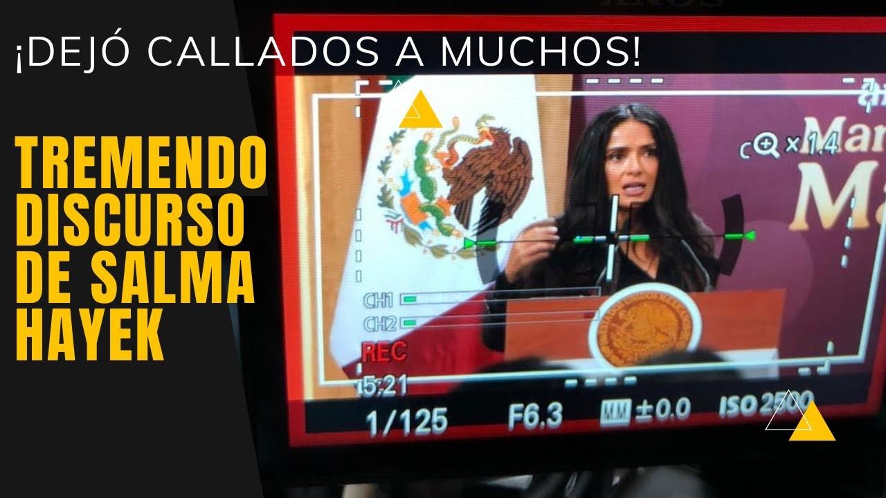 🔴Esto fue lo que pasó… esto fue lo que dijo Salma Hayek desde Palacio Nacional en México