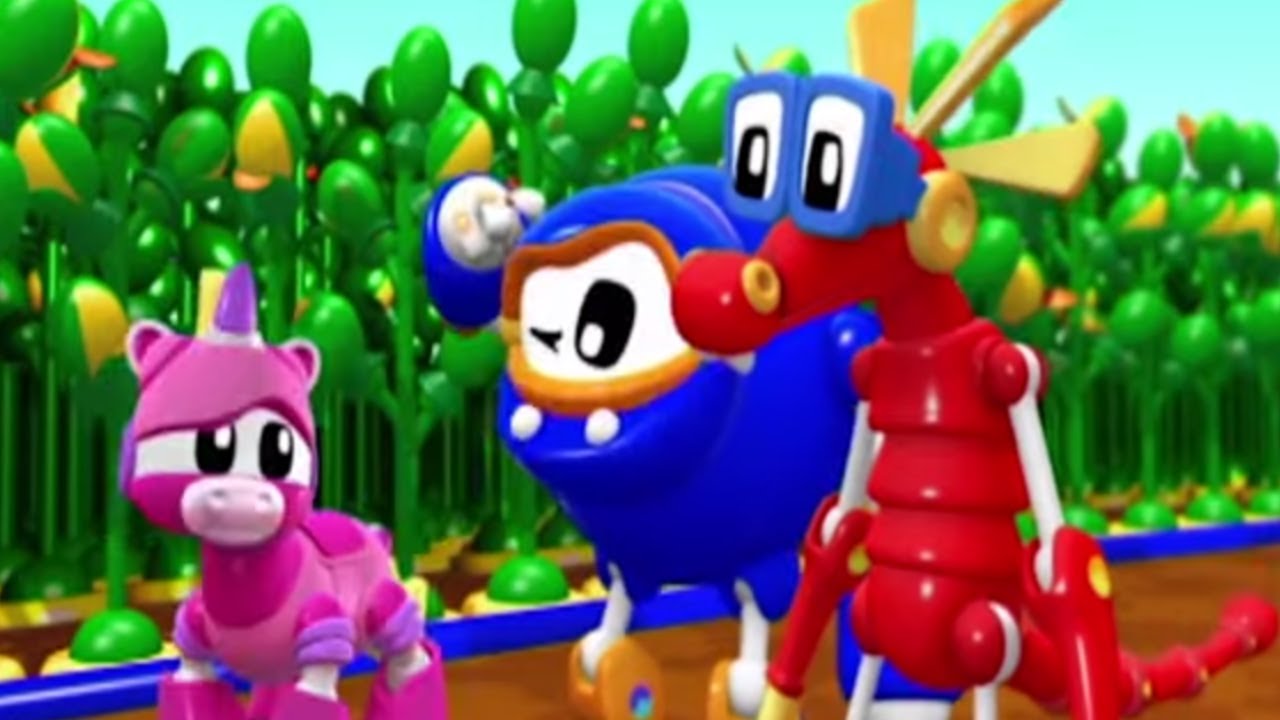 Animales Mecanimales | Dinomontaña | S01E03 | Caricaturas para niños
